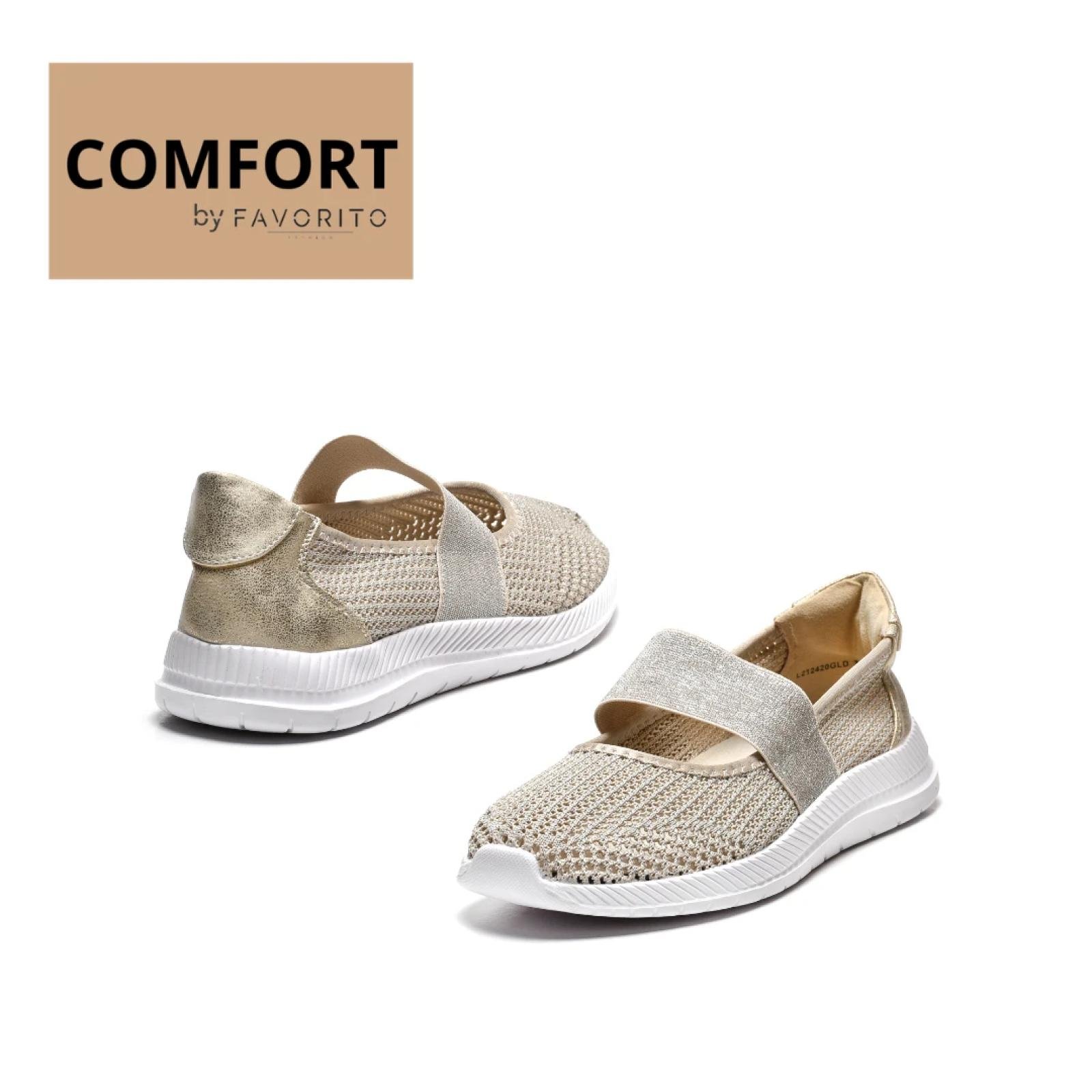 Ženska cipela L212420-ZLATNA