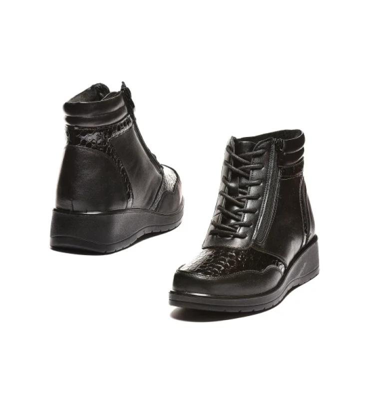 Ravna čizma LH092435-CRNA