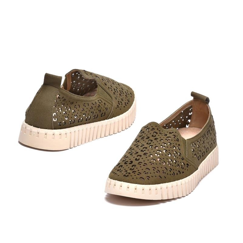 ŽENSKE ESPADRILE-L022550-OLIVE