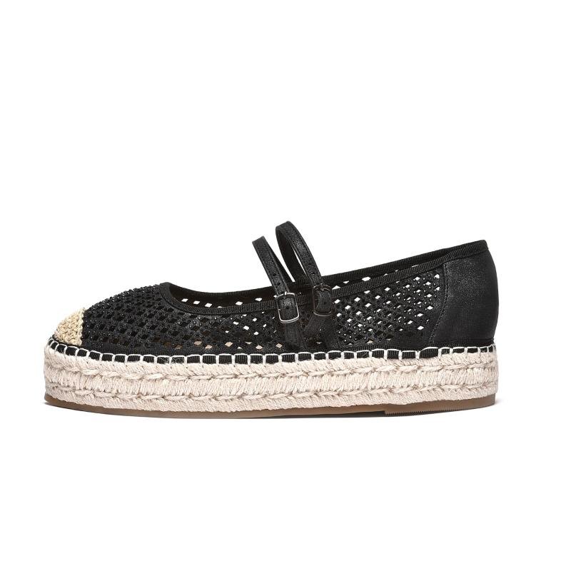 ŽENSKE ESPADRILE-L232500-CRNA