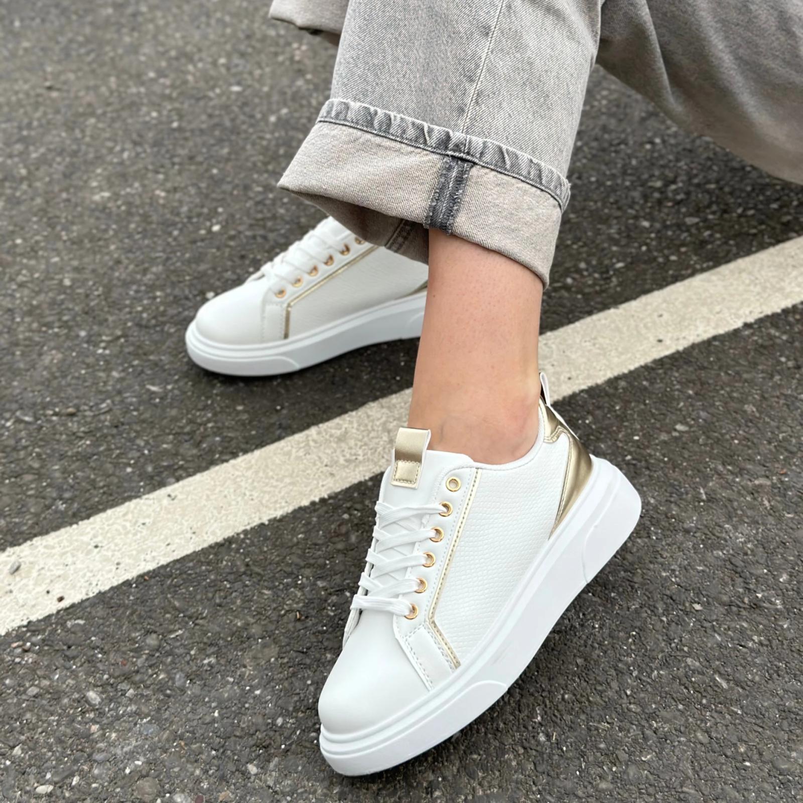 Ženske patike-L182532-GLD