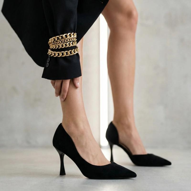 Ženske salonke L242620-BLK