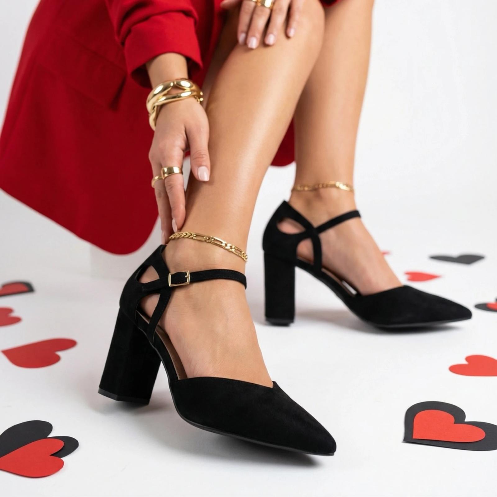 Ženske salonke L242622-BLK