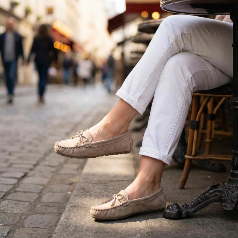 Ženska  mokasina L212601-BEI