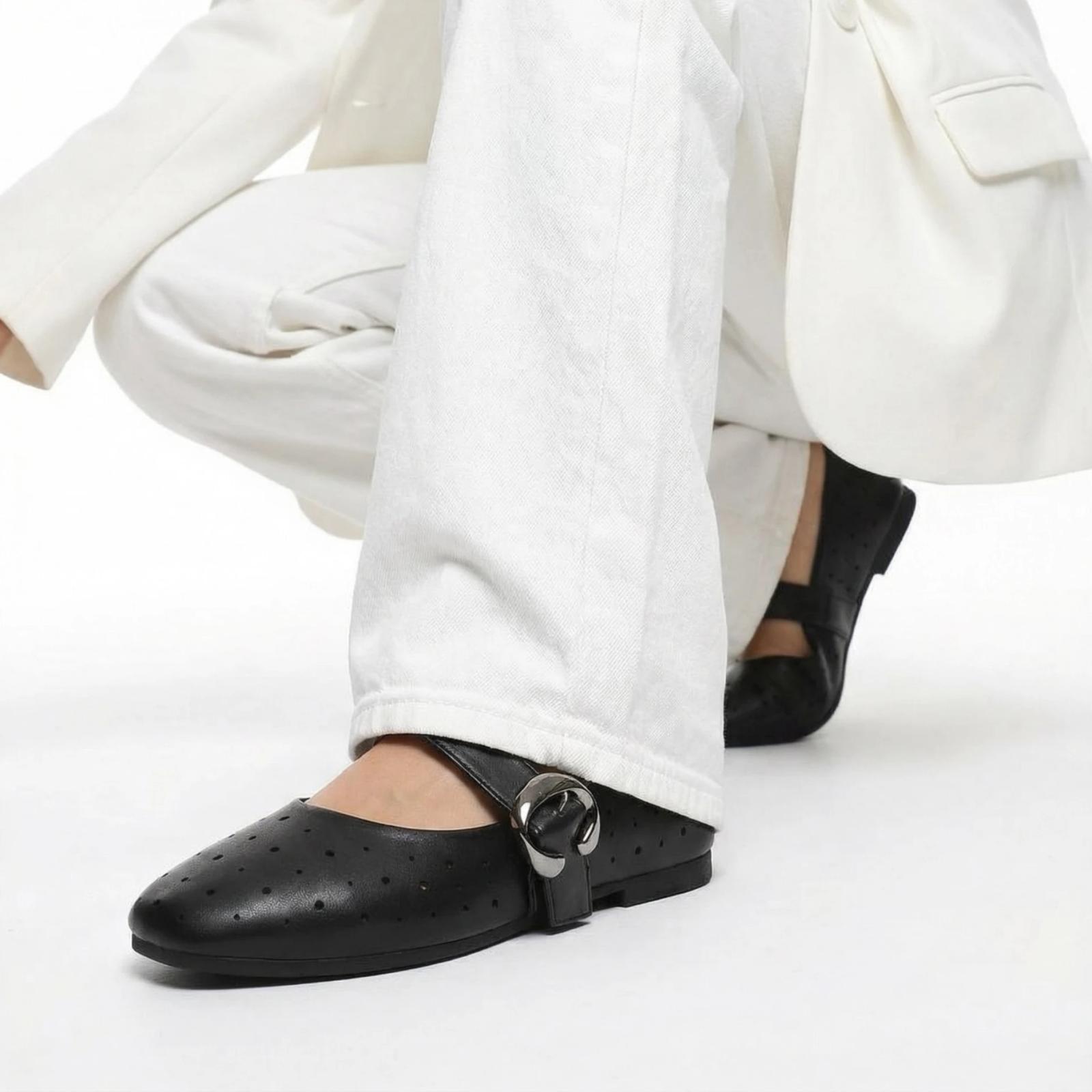 Ženske baletanke L242610-BLK