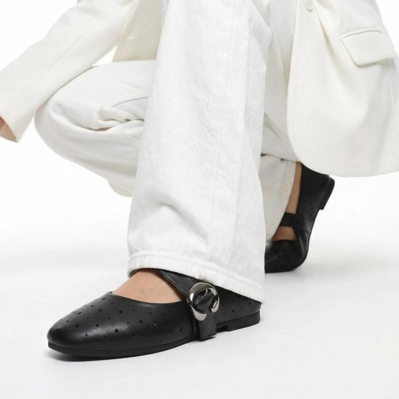 Ženske baletanke L242610-BLK