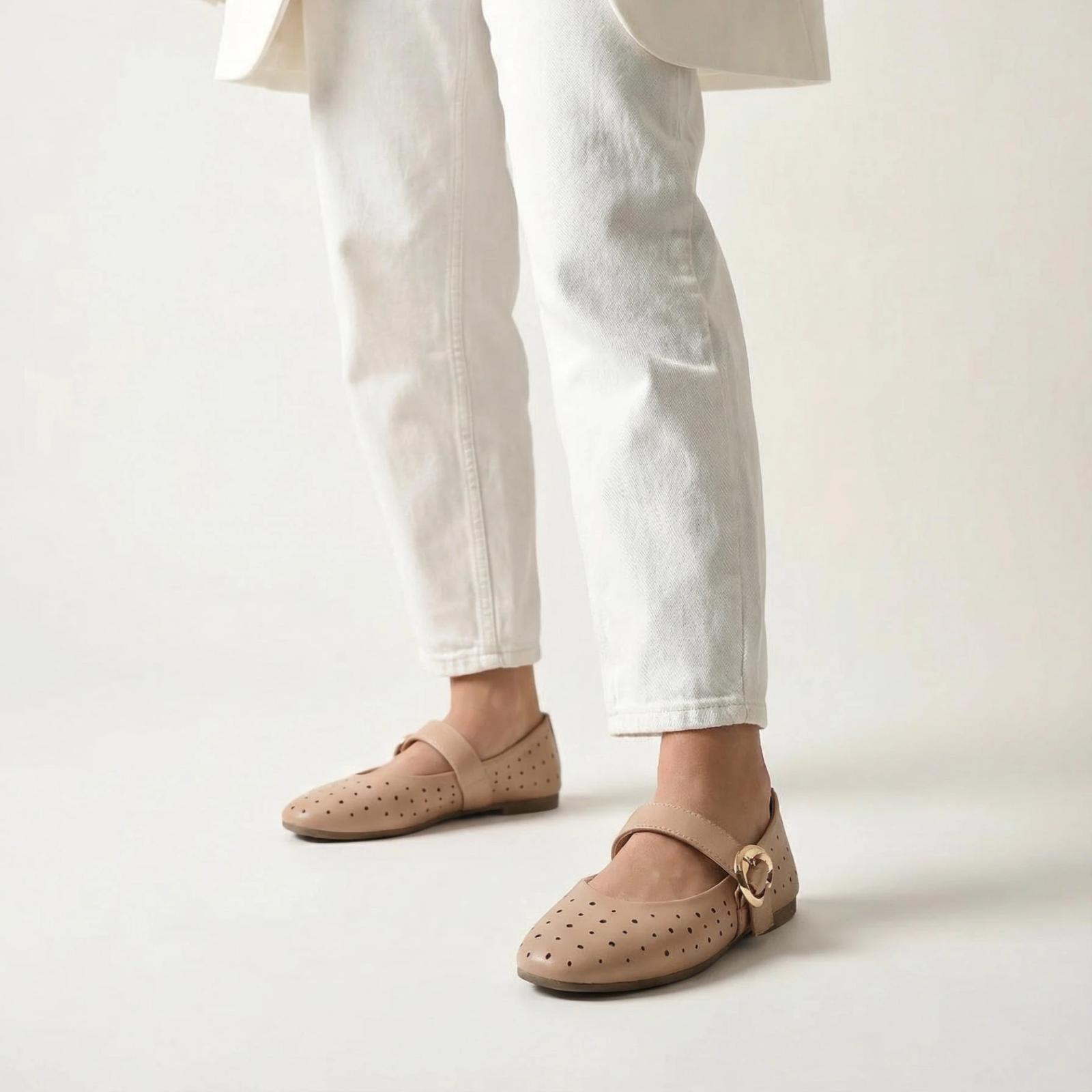 Ženske baletanke L242610-BEI