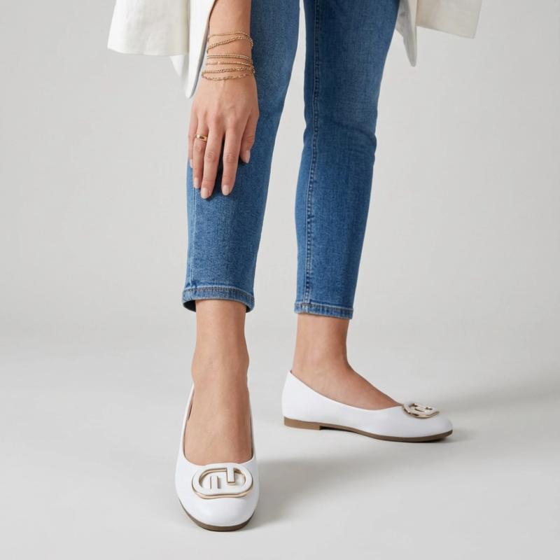 Ženske baletanke L242608-WHT