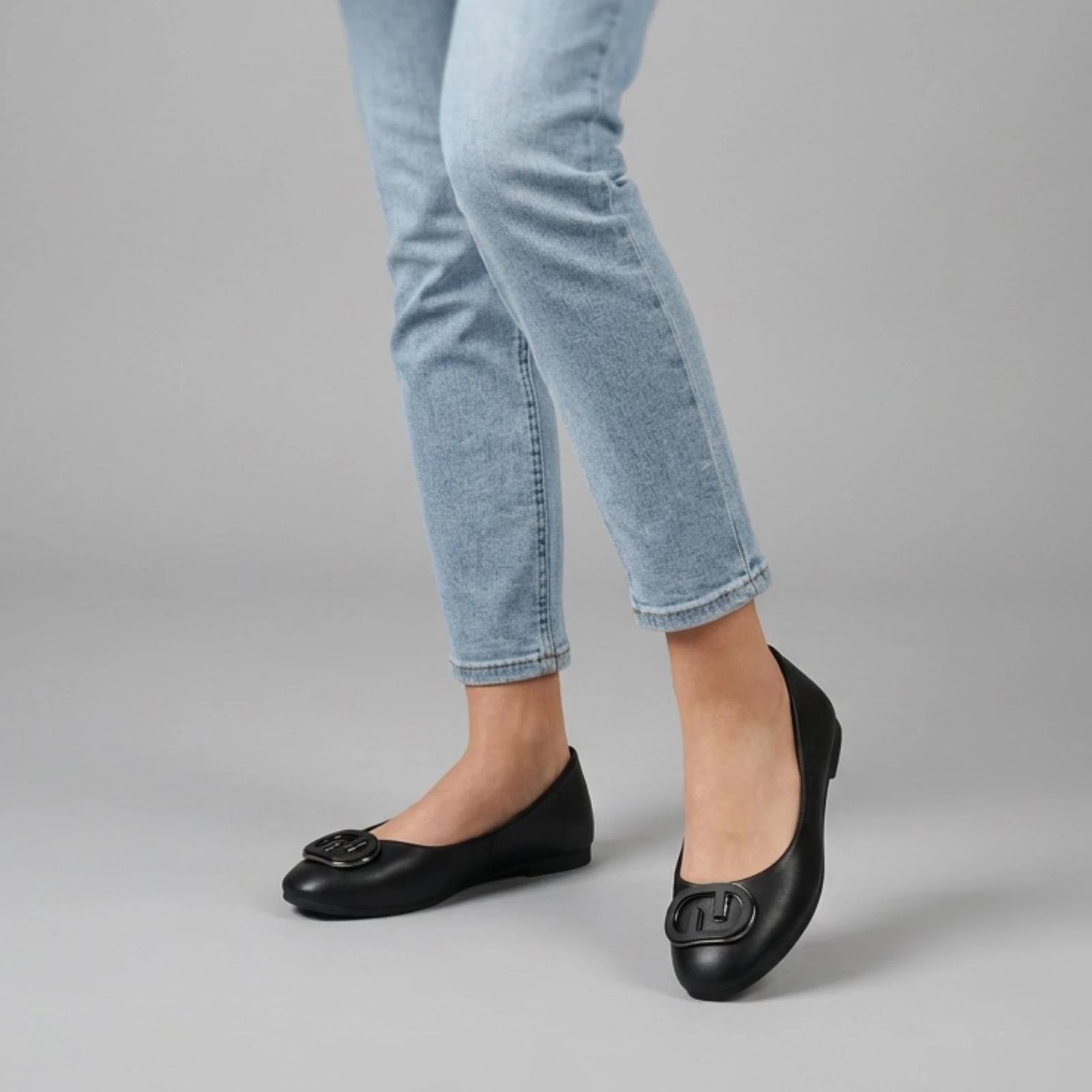 Ženske baletanke L242608-BLK