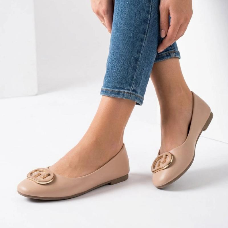 Ženske baletanke L242608-BEI