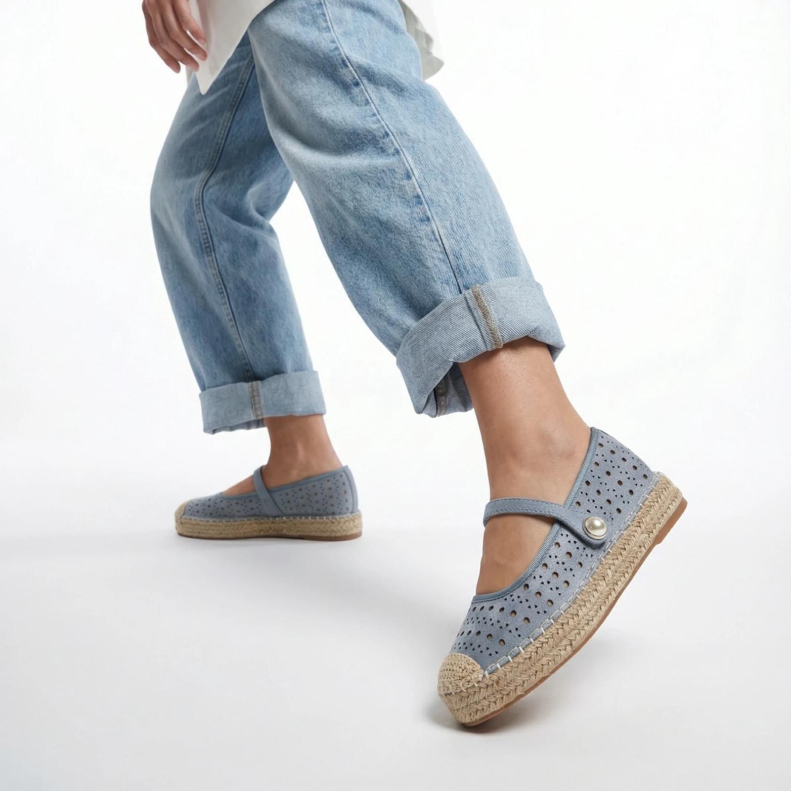 Ženske espadrile L212604-BLU