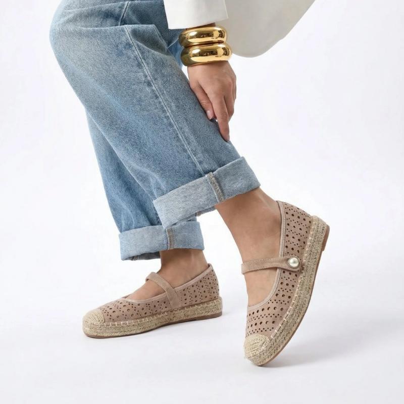 Ženske espadrile L212604-BEI