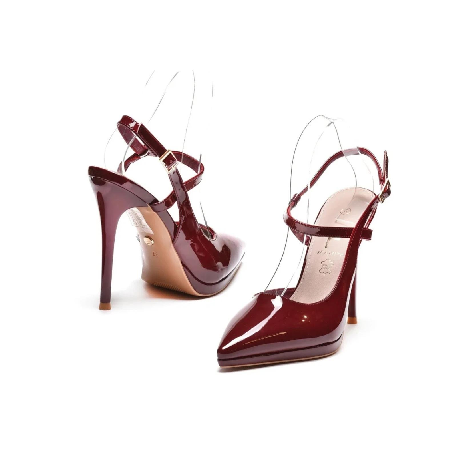 Ženske sandale na štiklu LS242631-BUR