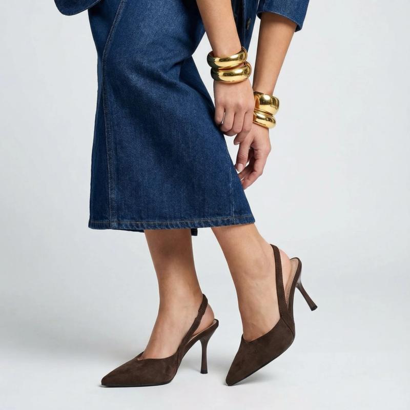 Ženska sandala na štiklu LS242635-COF