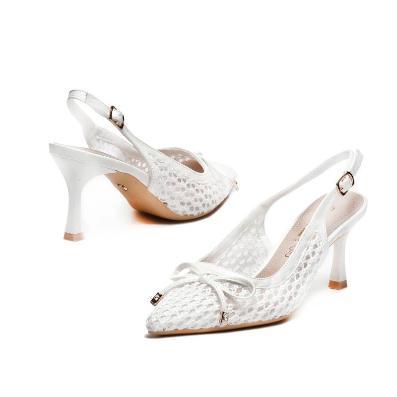 Ženske sandale na štiklu LS242642-WHT