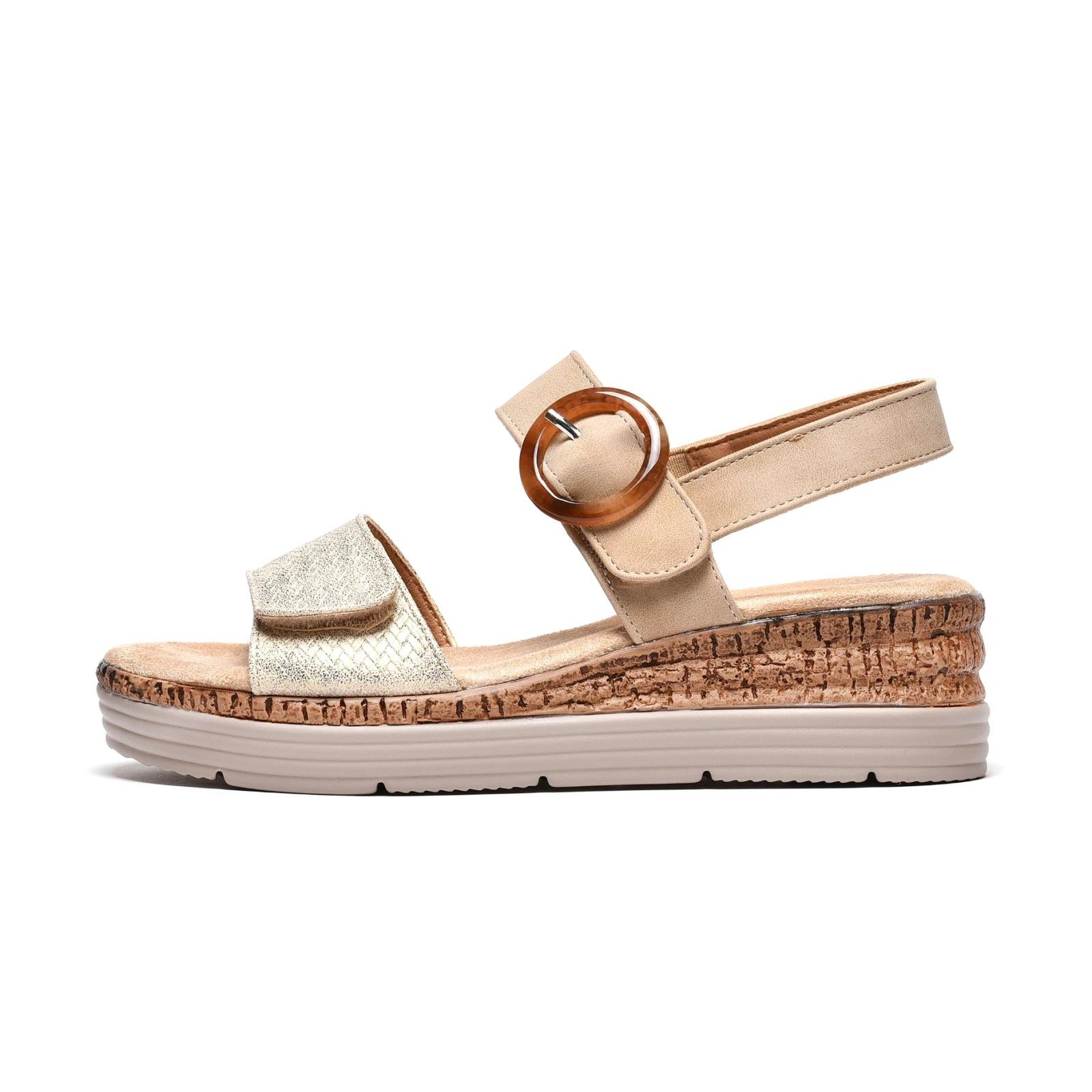 Ženske sandale komfort LS102619-GLD