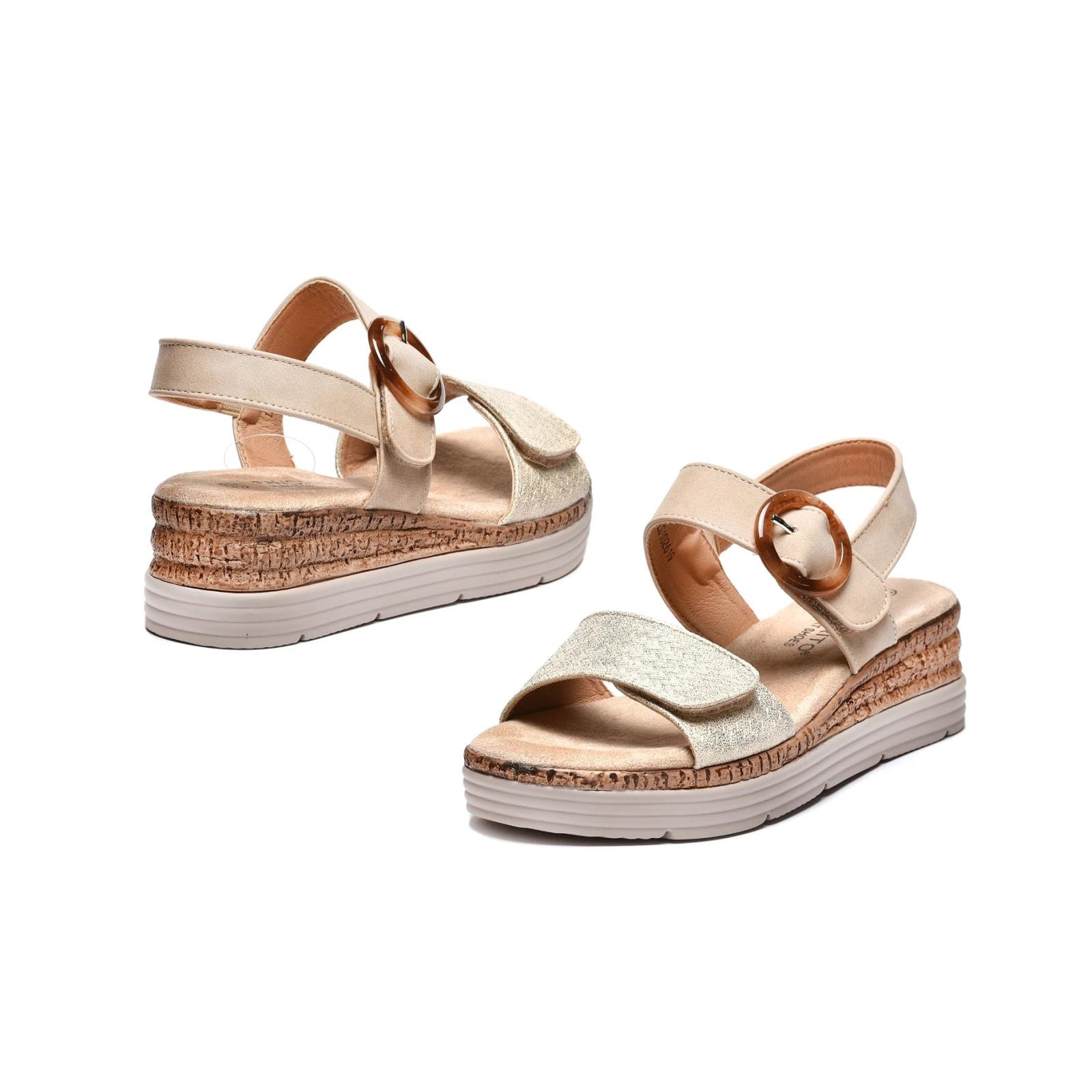 Ženske sandale komfort LS102619-GLD