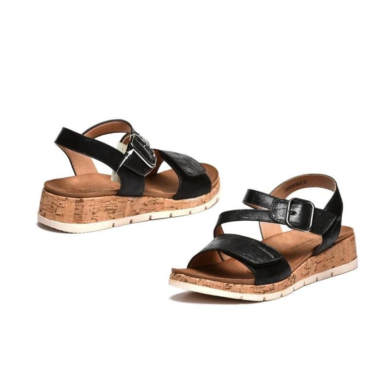 Ženske sandale komfort LS062663-BLK