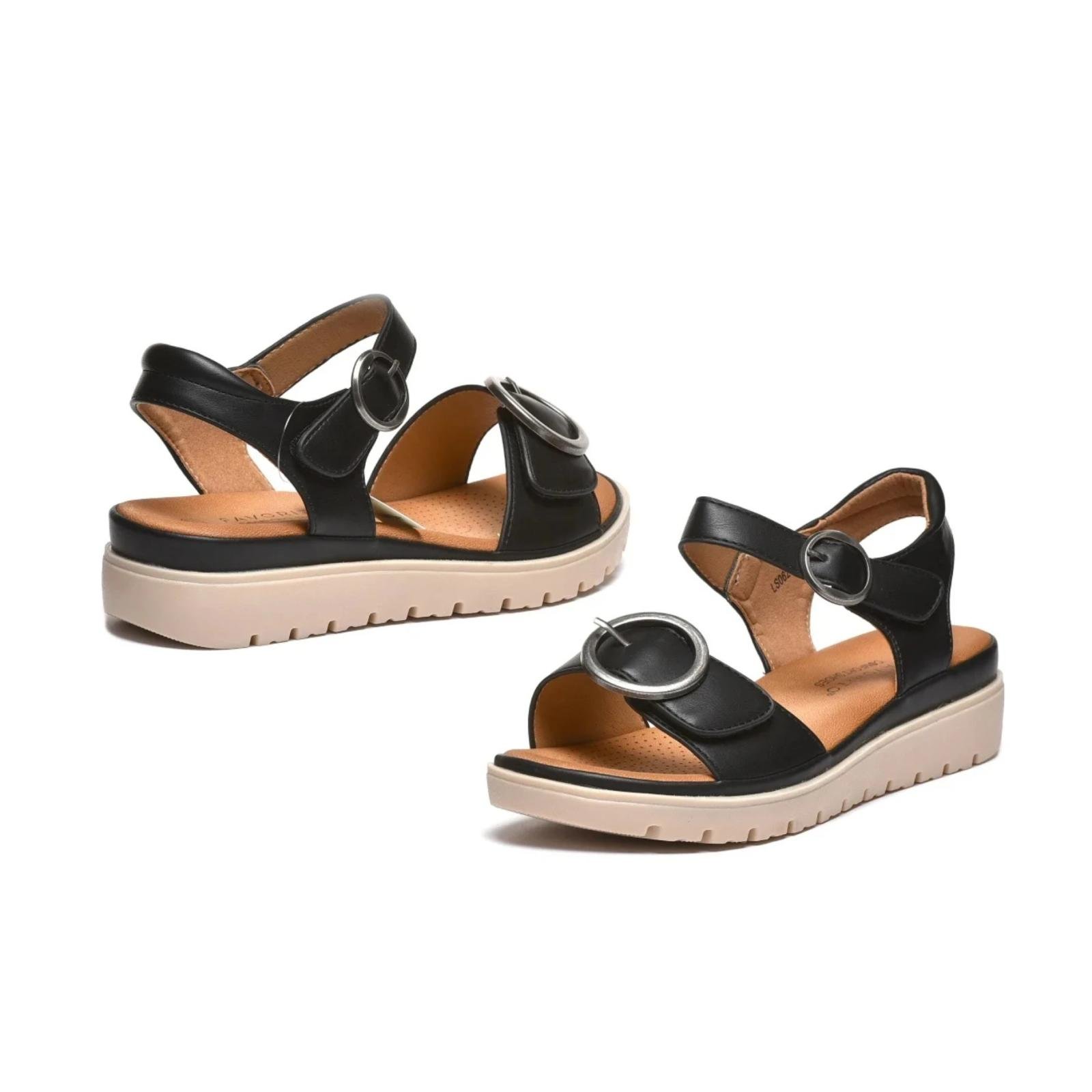 Ženske sandale komfort LS062661-BLK