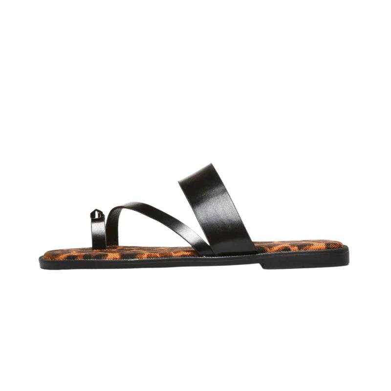 Ženske papuče ravne LP212632-BLK