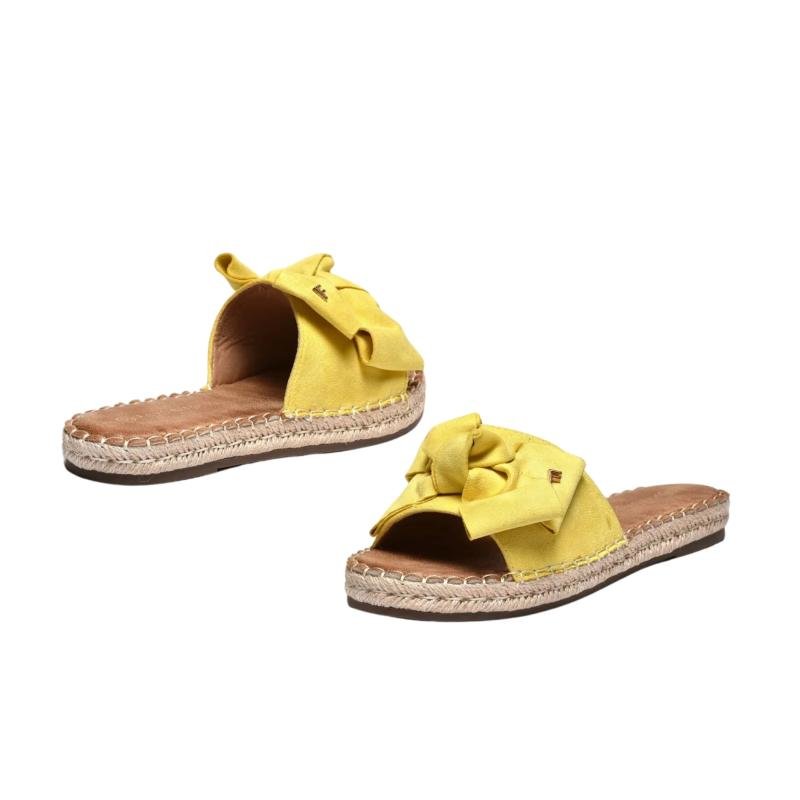 Ženske papuče ravne LP212641-YEL