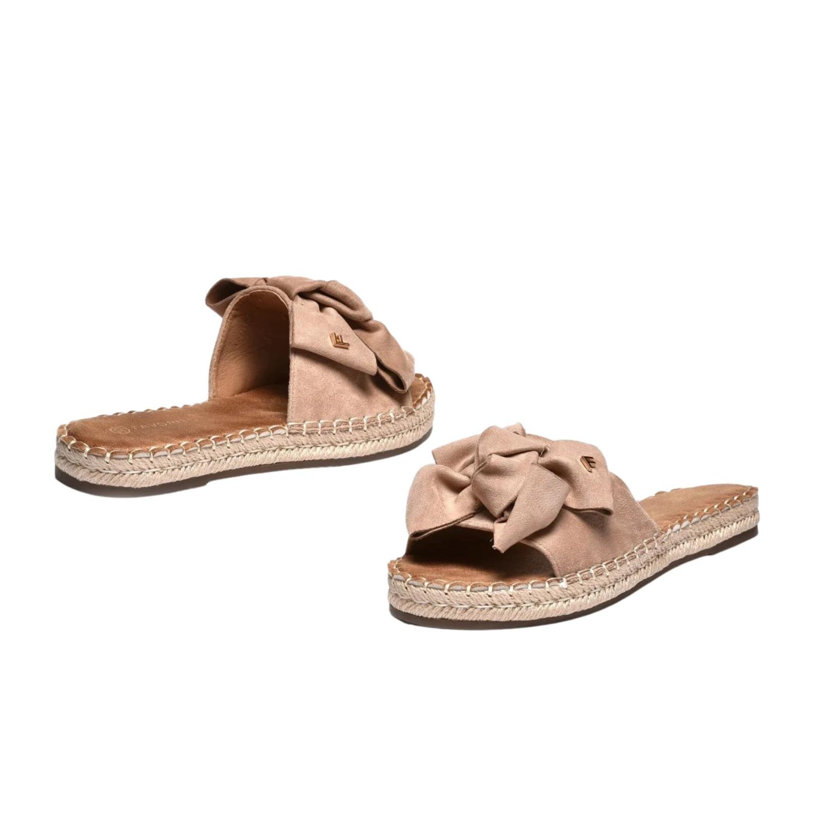 Ženske papuče ravne LP212641-BEI