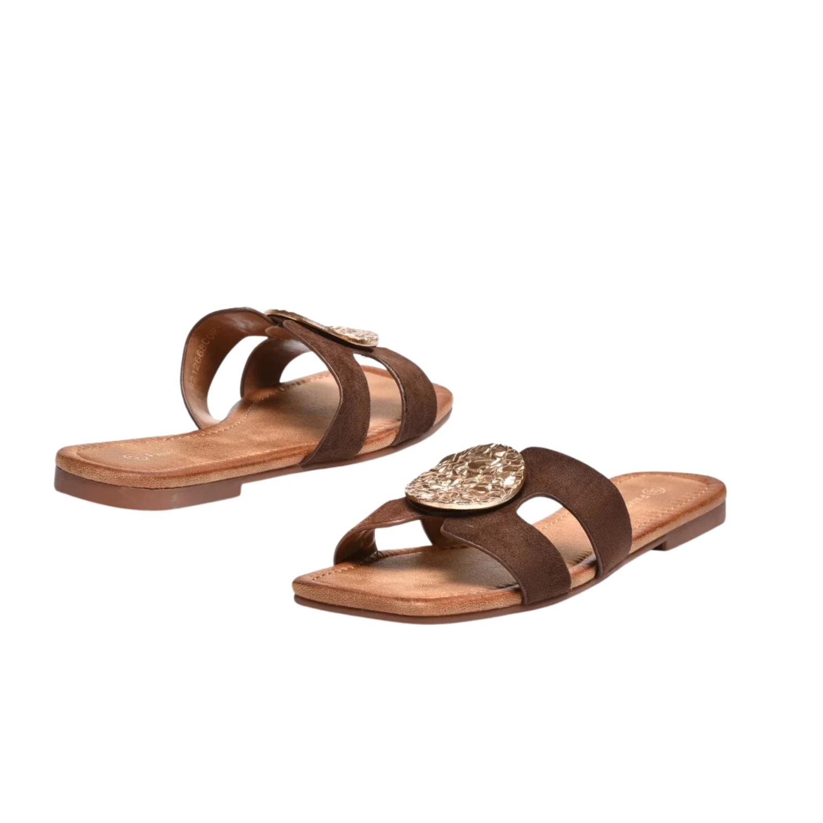 Ženske papuče ravne LP212668-COF