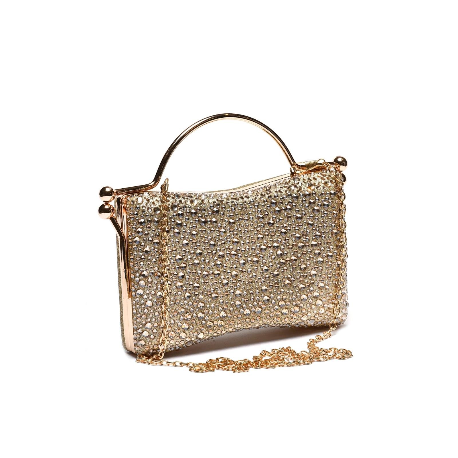 Zenska torba T022472-ZLATNA