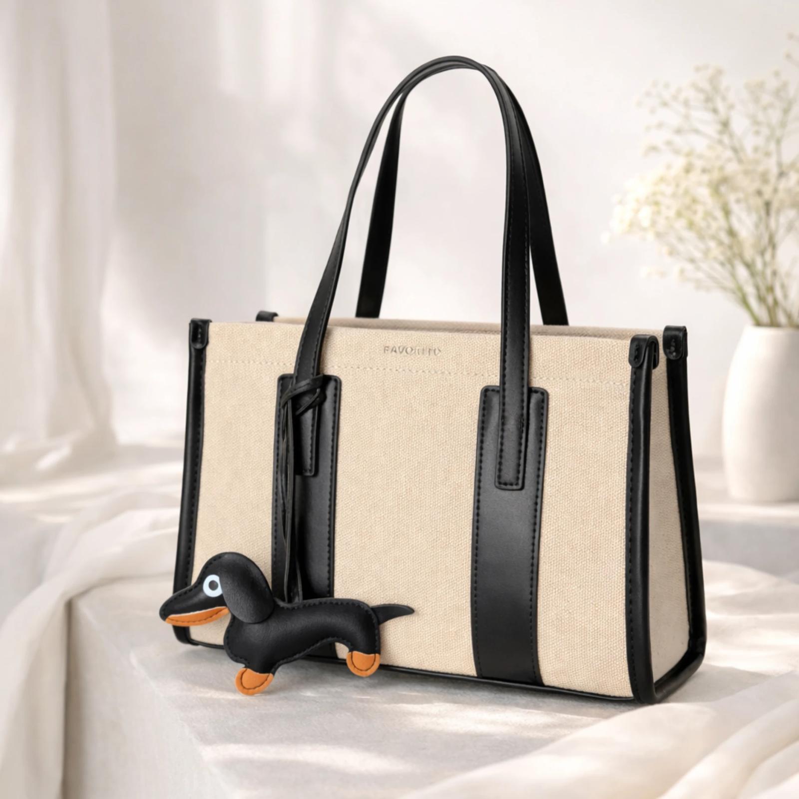 Ženska torba-T012635-BLK