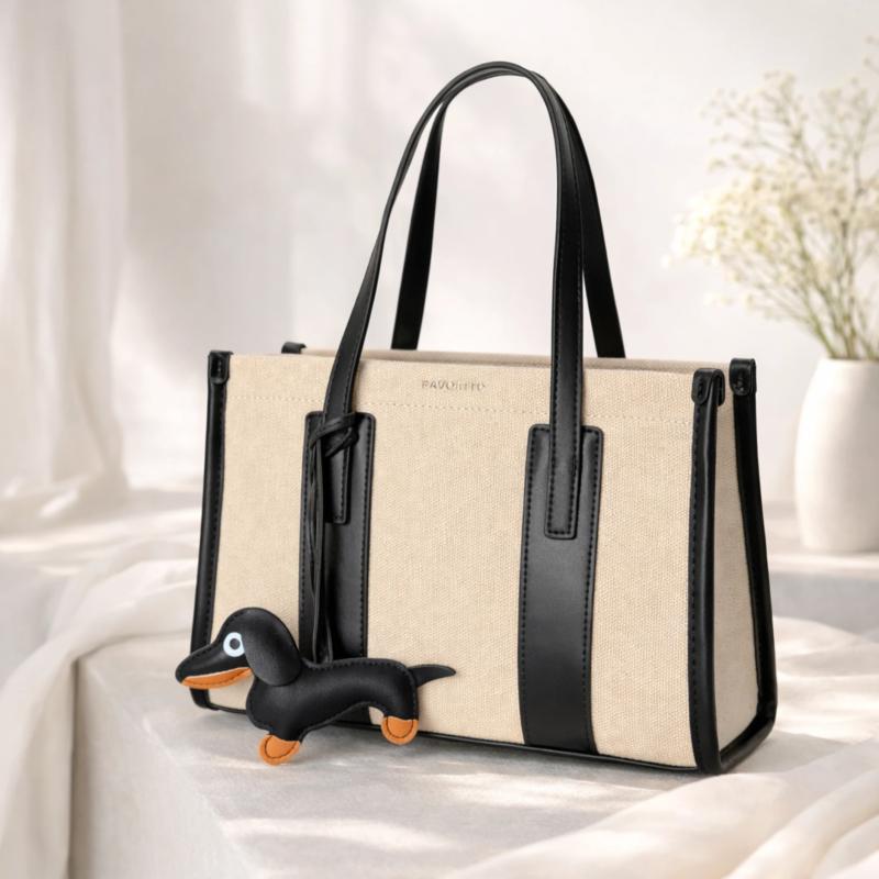 Ženska torba-T012635-BLK