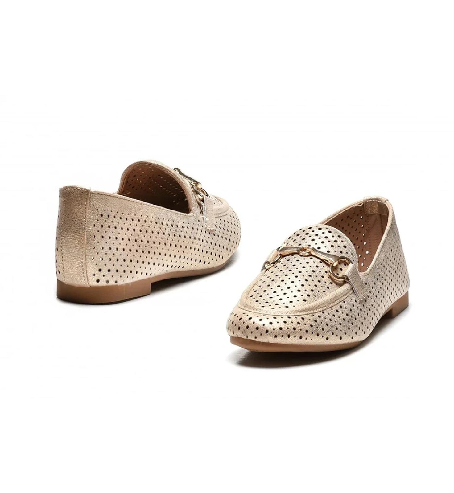 Ženske mokasine  L752420-ZLATNA